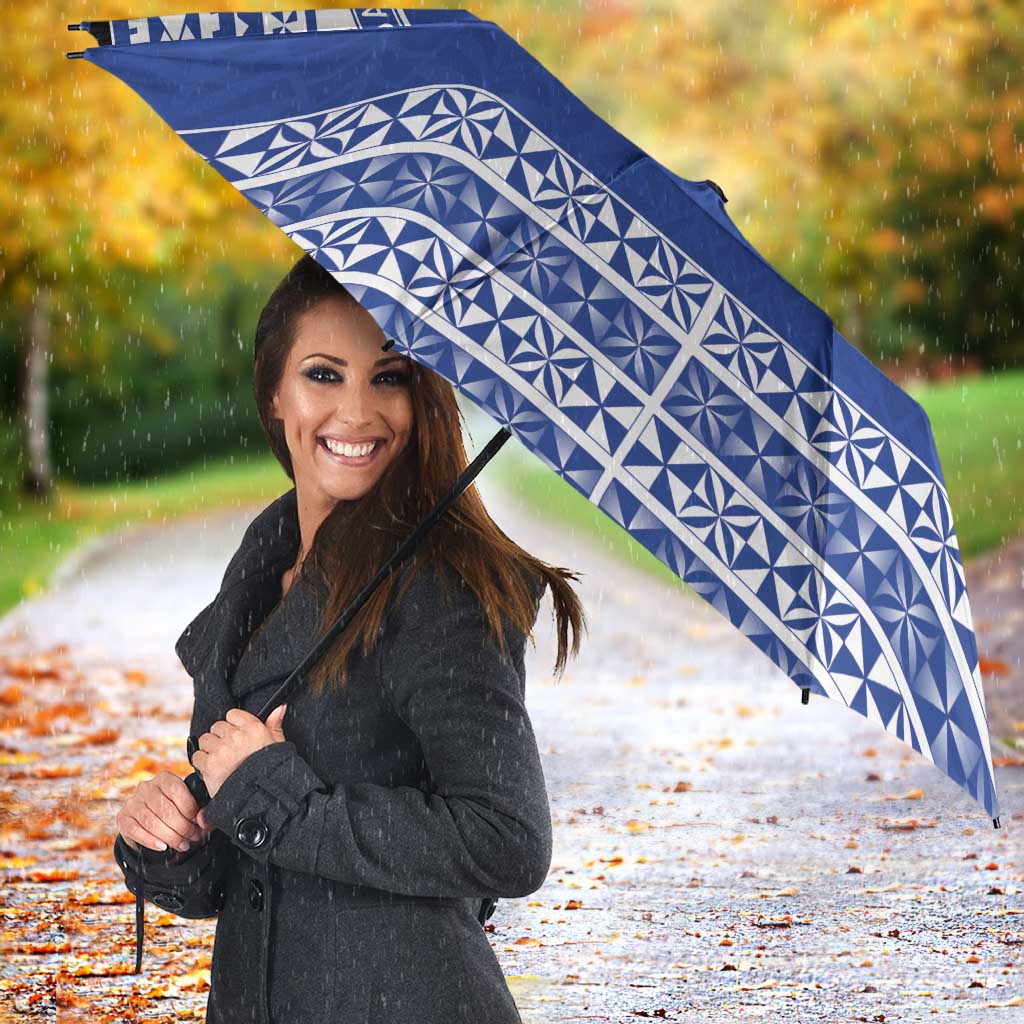 Personalised Tonga Taufa'ahau Pilolevu College Umbrella Polynesian Ngatu Tribal - Polynesian Pride