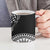 Black Tongan Ngatu Fonulei Pattern Ceramic Mug - Polynesian Pride