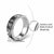Black Tongan Ngatu Fonulei Pattern Classic Ring - Polynesian Pride