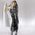 Black Tongan Ngatu Fonulei Pattern Hooded Blanket