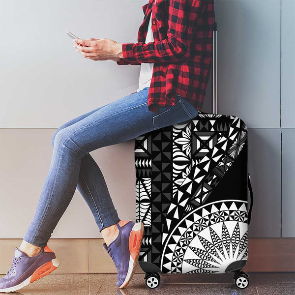 African Tribal Geometric Mixed Kanga Pattern Luggage Cover LT9