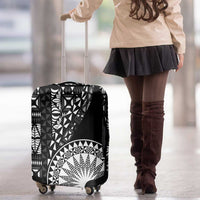 Black Tongan Ngatu Fonulei Pattern Luggage Cover