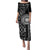 Black Tongan Ngatu Fonulei Pattern Puletasi