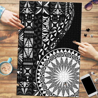 Black Tongan Ngatu Fonulei Pattern Puzzle - Polynesian Pride