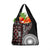 Red Tongan Ngatu Fonulei Pattern Grocery Bag