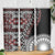 Red Tongan Ngatu Fonulei Pattern Skinny Tumbler