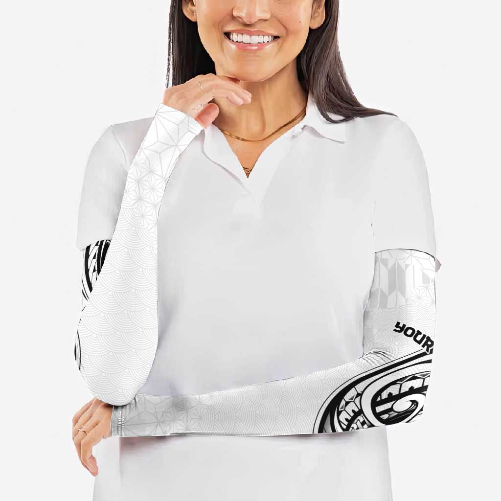Hawaii and Japanese Culture Personalised Arm Sleeves With Polynesian Tribal Tattoo Style - Polynesian Pride