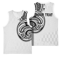 Hawaii and Japanese Culture Personalised Basketball Jersey With Polynesian Tribal Tattoo Style - Polynesian Pride