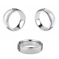 Hawaii and Japanese Culture Classic Ring With Polynesian Tribal Tattoo Style - Polynesian Pride