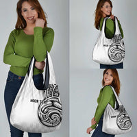 Hawaii and Japanese Culture Personalised Grocery Bag With Polynesian Tribal Tattoo Style