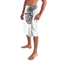Hawaii and Japanese Culture Personalised Lavalava With Polynesian Tribal Tattoo Style