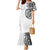 Hawaii and Japanese Culture Personalised Mermaid Dress With Polynesian Tribal Tattoo Style