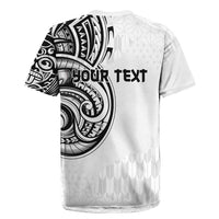 Hawaii and Japanese Culture Personalised Rugby Jersey With Polynesian Tribal Tattoo Style