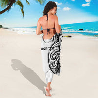 Hawaii and Japanese Culture Personalised Sarong With Polynesian Tribal Tattoo Style