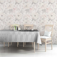 Hawaii and Japanese Culture Personalised Tablecloth With Polynesian Tribal Tattoo Style