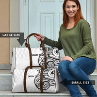 Hawaii and Japanese Culture Personalised Travel Bag With Polynesian Tribal Tattoo Style - Polynesian Pride
