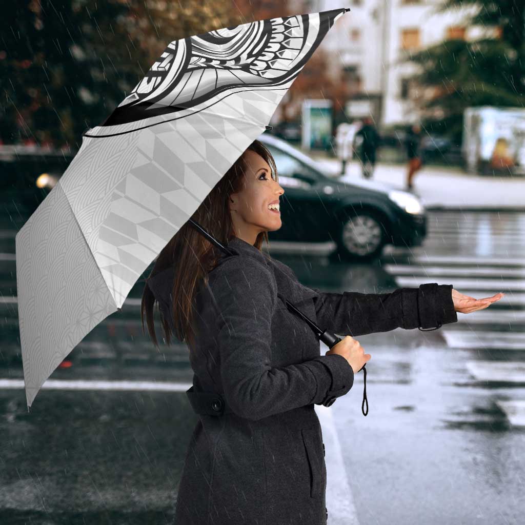 Hawaii and Japanese Culture Personalised Umbrella With Polynesian Tribal Tattoo Style - Polynesian Pride