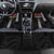 Hawaii and Japanese Oni Mask Personalised Car Mats Kakau Pattern Dark Art Style