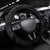 Hawaii and Japanese Oni Mask Steering Wheel Cover Kakau Pattern Dark Art Style