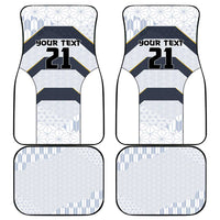 Japan Pacific Rugby 2022-23 Custom Car Mats Black Sakura Japanese Wave Pattern