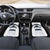 Japan Pacific Rugby 2022-23 Custom Car Mats Black Sakura Japanese Wave Pattern