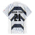 Japan Pacific Rugby 2022-23 Custom Family Matching Off Shoulder Short Dress and Hawaiian Shirt Black Sakura Japanese Wave Pattern
