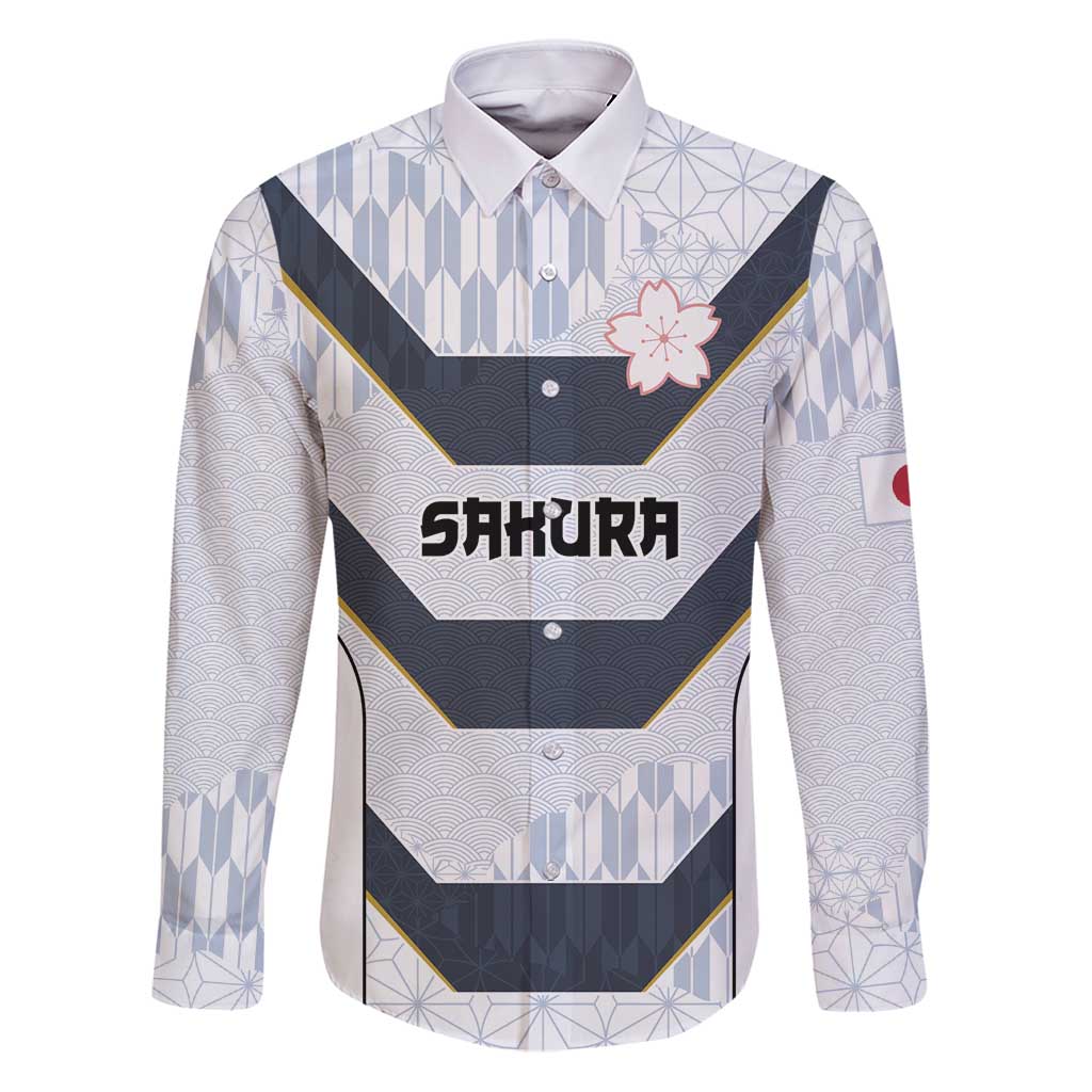 Japan Pacific Rugby 2022-23 Custom Family Matching Puletasi and Hawaiian Shirt Black Sakura Japanese Wave Pattern