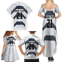 Japan Pacific Rugby 2022-23 Custom Family Matching Summer Maxi Dress and Hawaiian Shirt Black Sakura Japanese Wave Pattern