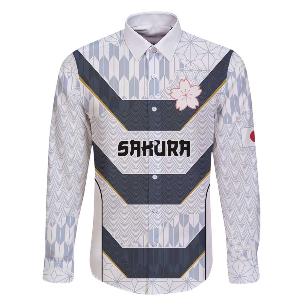 Japan Pacific Rugby 2022-23 Custom Family Matching Summer Maxi Dress and Hawaiian Shirt Black Sakura Japanese Wave Pattern