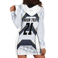 Japan Pacific Rugby 2022-23 Custom Hoodie Dress Black Sakura Japanese Wave Pattern LT9 - Polynesian Pride