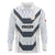Japan Pacific Rugby 2022-23 Custom Long Sleeve Polo Shirt Black Sakura Japanese Wave Pattern