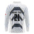 Japan Pacific Rugby 2022-23 Custom Long Sleeve Polo Shirt Black Sakura Japanese Wave Pattern