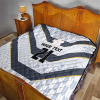 Japan Pacific Rugby 2022-23 Custom Quilt Black Sakura Japanese Wave Pattern