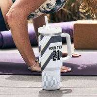 Japan Pacific Rugby 2022-23 Custom Tumbler With Handle Black Sakura Japanese Wave Pattern