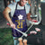 Japan Pacific Rugby 2022-23 Custom Apron Blue Sakura Japanese Wave Pattern - Polynesian Pride