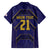 Japan Pacific Rugby 2022-23 Custom Family Matching Off The Shoulder Long Sleeve Dress and Hawaiian Shirt Blue Sakura Japanese Wave Pattern