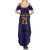 Japan Pacific Rugby 2022-23 Custom Family Matching Summer Maxi Dress and Hawaiian Shirt Blue Sakura Japanese Wave Pattern