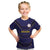 Japan Pacific Rugby 2022-23 Custom Kid T Shirt Blue Sakura Japanese Wave Pattern
