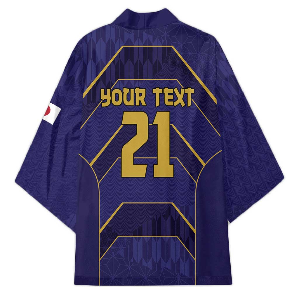 Japan Pacific Rugby 2022-23 Custom Kimono Blue Sakura Japanese Wave Pattern - Polynesian Pride