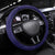 Japan Pacific Rugby 2022-23 Steering Wheel Cover Blue Sakura Japanese Wave Pattern