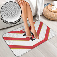 Japan Pacific Rugby 2022-23 Custom Bathroom Set Red Sakura Japanese Wave Pattern - Polynesian Pride