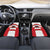 Japan Pacific Rugby 2022-23 Custom Car Mats Red Sakura Japanese Wave Pattern