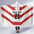 Japan Pacific Rugby 2022-23 Custom Hooded Blanket Red Sakura Japanese Wave Pattern