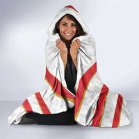 Japan Pacific Rugby 2022-23 Custom Hooded Blanket Red Sakura Japanese Wave Pattern