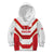 Japan Pacific Rugby 2022-23 Custom Kid Hoodie Red Sakura Japanese Wave Pattern