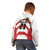 Japan Pacific Rugby 2022-23 Custom Kid Hoodie Red Sakura Japanese Wave Pattern