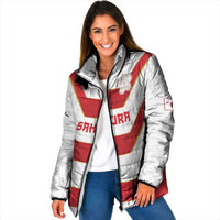 Japan Pacific Rugby 2022-23 Custom Padded Jacket Red Sakura Japanese Wave Pattern - Polynesian Pride