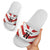 Japan Pacific Rugby 2022-23 Custom Slide Sandals Red Sakura Japanese Wave Pattern - Polynesian Pride
