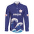 Japan Pacific Rugby Custom Family Matching Mermaid Dress and Hawaiian Shirt Go Sakura Japanese Wave Pattern