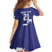 Japan Pacific Rugby Custom Family Matching Off Shoulder Short Dress and Hawaiian Shirt Go Sakura Japanese Wave Pattern